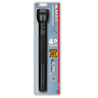 Black Maglite Heavy-Duty 4-Cell D Flashlight Black Maglite Heavy-Duty 4-Cell D Flashlight