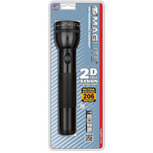  Black Maglite Heavy-Duty 2-Cell D Flashlight