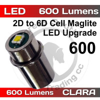 600 Lumen LED 2 to 6D Cell Upgrade Module