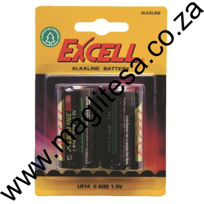 Excell C Cell Batt LR14 2 per Pack Excell C Cell Batt LR14 2 per Pack