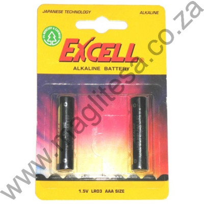 2 Pack AAA Excel Alkaline Batt LR03 2 Pack AAA Excel Alkaline Batt LR03
