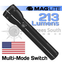 Black Maglite LED 2D Cell Flashlight