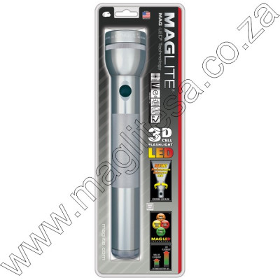 Grey Maglite Led 3D Cell Flashlight