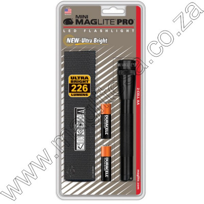 MINI MAGLITE LED 2 AA PRO 332 LUMEN BLACK BLISTER MINI MAGLITE LED 2 AA PRO 332 LUMEN BLACK BLISTER
