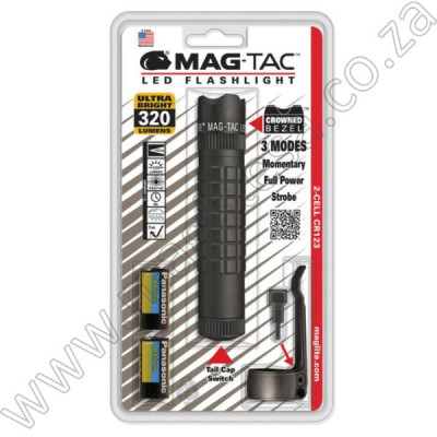 MAG-TAC 2CELL CR123 LED TACTICAL - BLK