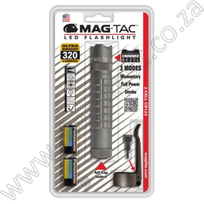 MAG-TAC 2CELL CR123 LED TACTICAL- GREY