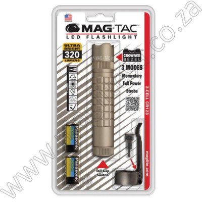 Mag-Tac LED Scalloped Tan Blister