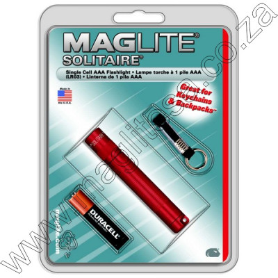 Red Maglite Solitaire AAA Flashlight in