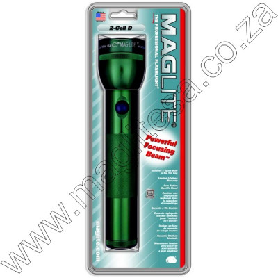 Green Maglite 2D Cell Flashlight
