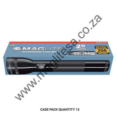 Black Maglite 2D Cell Flashlight Box