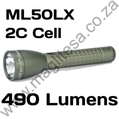490 LUMEN ML50L 2C CELL MAGLITE FOLIAGE GREEN 490 LUMEN ML50L 2C CELL MAGLITE FOLIAGE GREEN