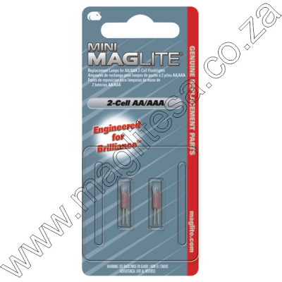 Maglite AA Mini Maglite Spare Lamp 2 pc Maglite AA Mini Maglite Spare Lamp 2 pc