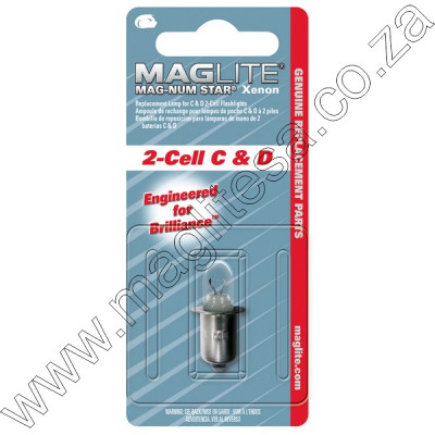 MAGLITE MAGNUM STAR LAMP FOR 2 CELL (1 PER CARD)
